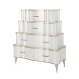 London Place Creamy Pearl Tiered Chest from Michael Amini - Luna Furniture
