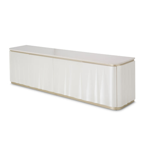 London Place Creamy Pearl Media Cabinet from Michael Amini - Luna Furniture