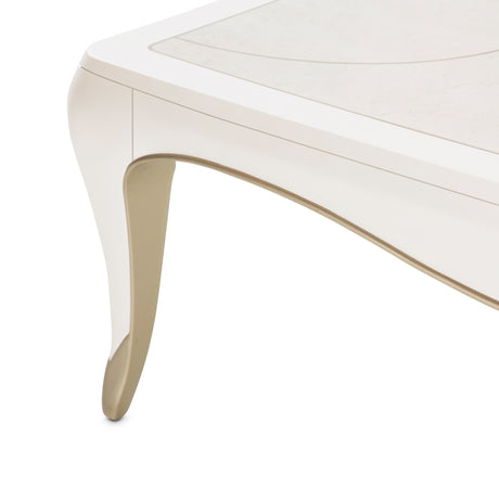 London Place Creamy Pearl Cocktail Table from Michael Amini - Luna Furniture