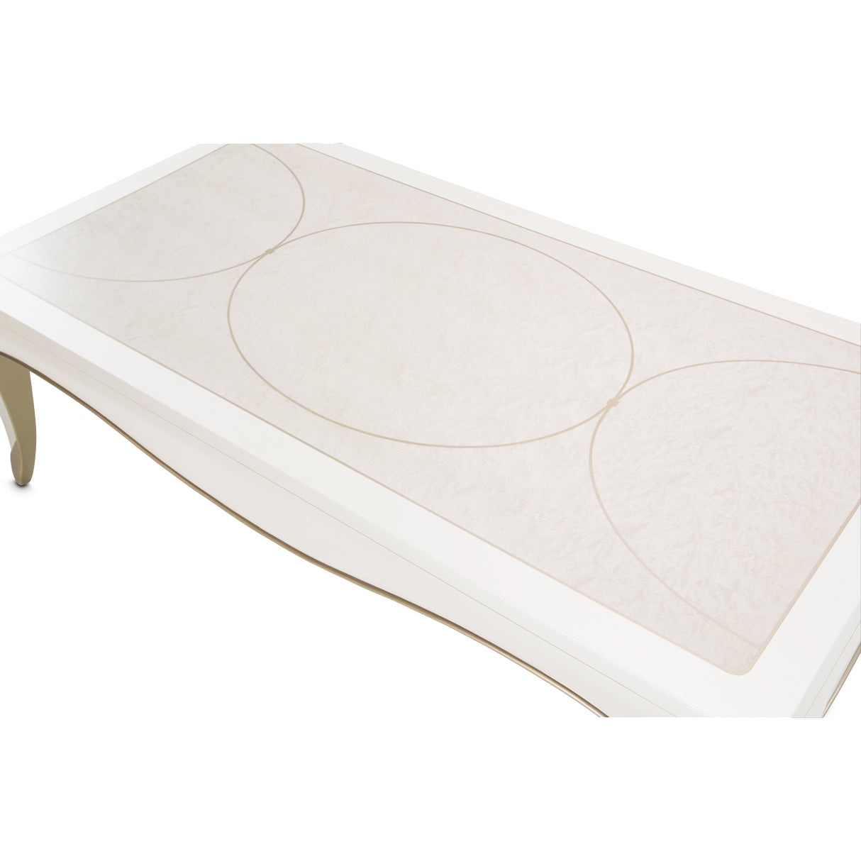 London Place Creamy Pearl Cocktail Table from Michael Amini - Luna Furniture