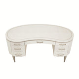 London Place Creamy Pearl Desk from Michael Amini - Luna Furniture