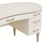 London Place Creamy Pearl Desk from Michael Amini - Luna Furniture