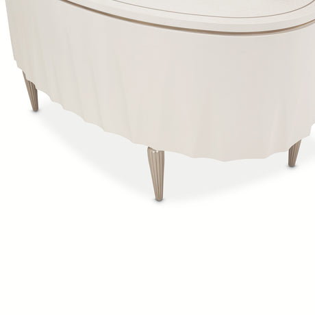 London Place Creamy Pearl Desk from Michael Amini - Luna Furniture