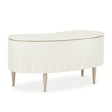 London Place Creamy Pearl Desk from Michael Amini - Luna Furniture