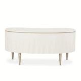 London Place Creamy Pearl Desk from Michael Amini - Luna Furniture