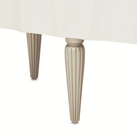 London Place Creamy Pearl Desk from Michael Amini - Luna Furniture