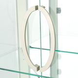 London Place Creamy Pearl Display Cabinet from Michael Amini - Luna Furniture