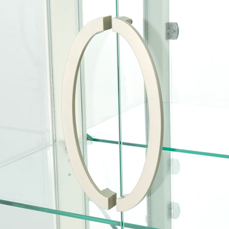 London Place Creamy Pearl Display Cabinet from Michael Amini - Luna Furniture