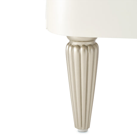 London Place Creamy Pearl Display Cabinet from Michael Amini - Luna Furniture