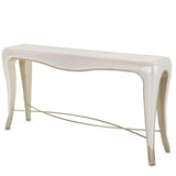 London Place Creamy Pearl Console Table from Michael Amini - Luna Furniture