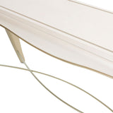 London Place Creamy Pearl Console Table from Michael Amini - Luna Furniture