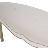 London Place Creamy Pearl Accent Bench from Michael Amini - Luna Furniture
