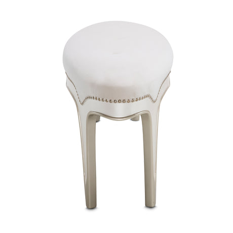 London Place Creamy Pearl Accent Bench from Michael Amini - Luna Furniture