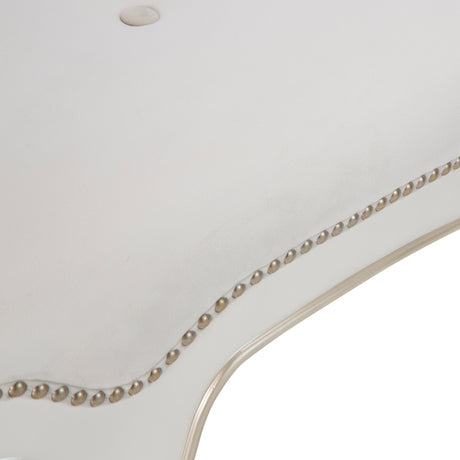 London Place Creamy Pearl Accent Bench from Michael Amini - Luna Furniture