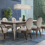 Roxbury Park Slate Rectangular Dining Table from Michael Amini - Luna Furniture