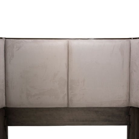 Roxbury Park Slate Eastern King Dual-panel Bed from Michael Amini - Luna Furniture