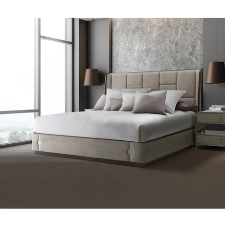 Roxbury Park Slate Cal. King Multi-panel Bed from Michael Amini - Luna Furniture