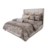 Roxbury Park Slate Eastern King Multi-panel Bed from Michael Amini - Luna Furniture