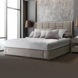 Roxbury Park Slate Eastern King Multi-panel Bed from Michael Amini - Luna Furniture