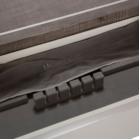 Roxbury Park Slate Sideboard With Mirror from Michael Amini - Luna Furniture