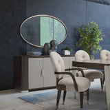 Roxbury Park Slate Sideboard With Mirror from Michael Amini - Luna Furniture