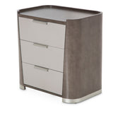 Roxbury Park Slate Nightstand from Michael Amini - Luna Furniture