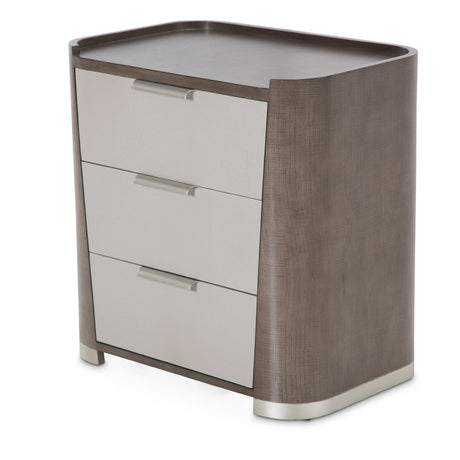 Roxbury Park Slate Nightstand from Michael Amini - Luna Furniture