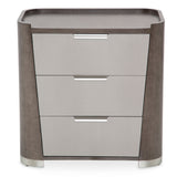 Roxbury Park Slate Nightstand from Michael Amini - Luna Furniture