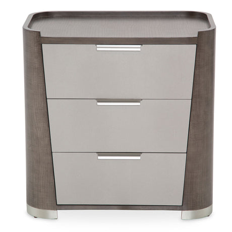 Roxbury Park Slate Nightstand from Michael Amini - Luna Furniture