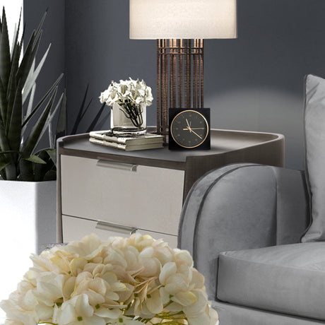 Roxbury Park Slate Nightstand from Michael Amini - Luna Furniture