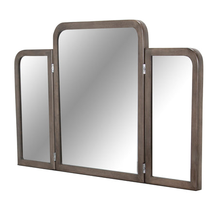 Roxbury Park Slate Vanity Mirror from Michael Amini - Luna Furniture