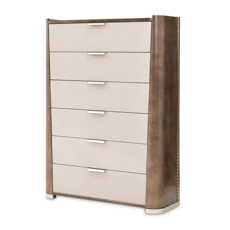 Roxbury Park Slate Chest from Michael Amini - Luna Furniture