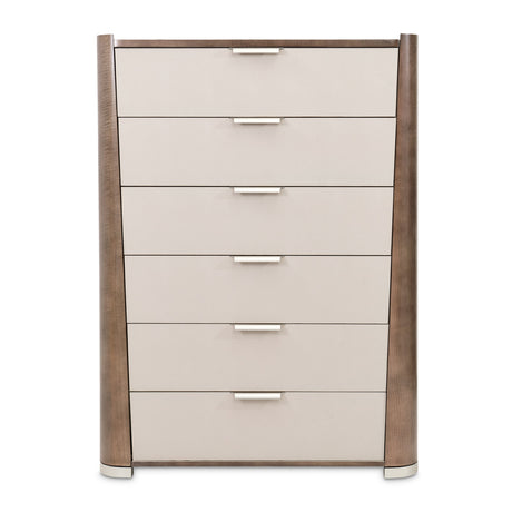 Roxbury Park Slate Chest from Michael Amini - Luna Furniture