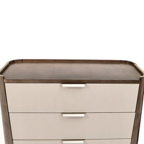 Roxbury Park Slate Chest from Michael Amini - Luna Furniture