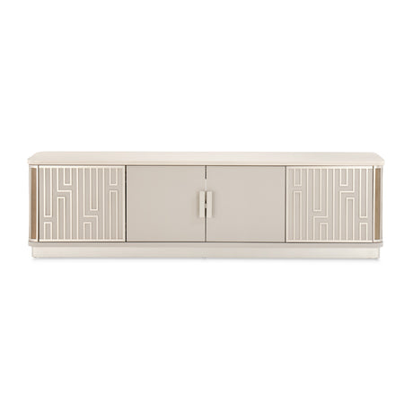 Roxbury Park Slate Media Cabinet from Michael Amini - Luna Furniture