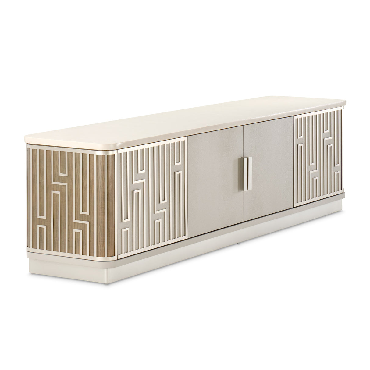 Roxbury Park Slate Media Cabinet from Michael Amini - Luna Furniture
