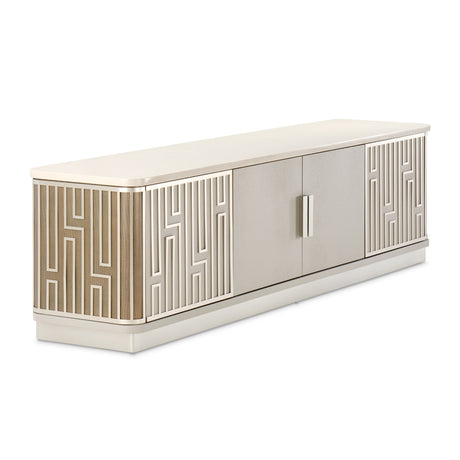 Roxbury Park Slate Media Cabinet from Michael Amini - Luna Furniture