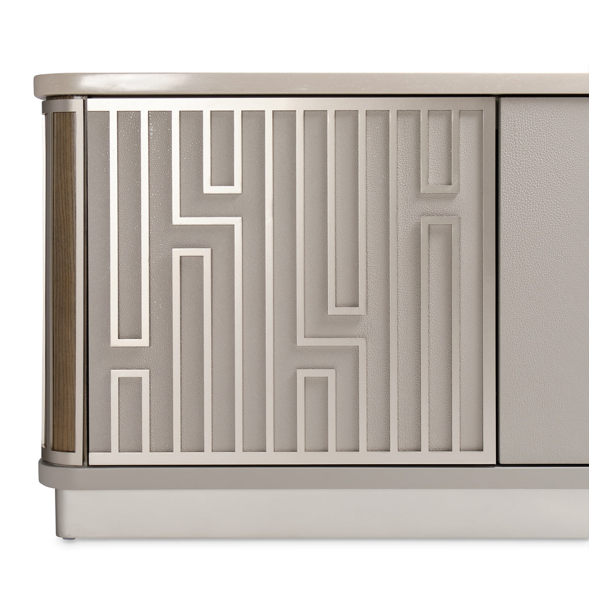 Roxbury Park Slate Media Cabinet from Michael Amini - Luna Furniture