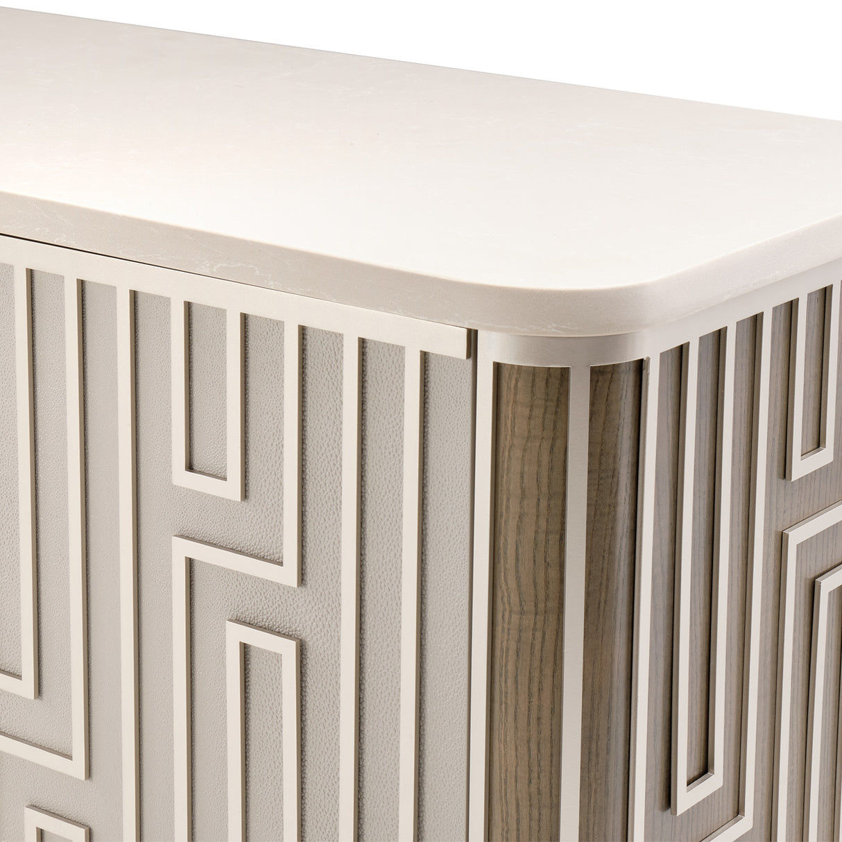 Roxbury Park Slate Media Cabinet from Michael Amini - Luna Furniture