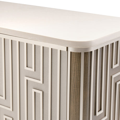 Roxbury Park Slate Media Cabinet from Michael Amini - Luna Furniture