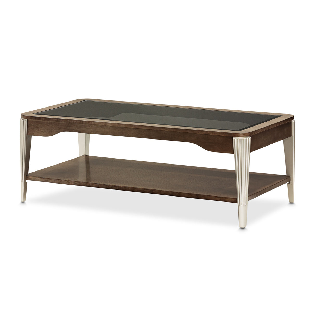 Roxbury Park Slate Cocktail Table from Michael Amini - Luna Furniture
