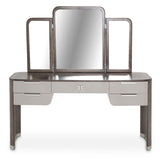 Roxbury Park Slate Vanity With Mirror from Michael Amini - Luna Furniture