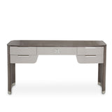 Roxbury Park Slate Vanity Desk from Michael Amini - Luna Furniture