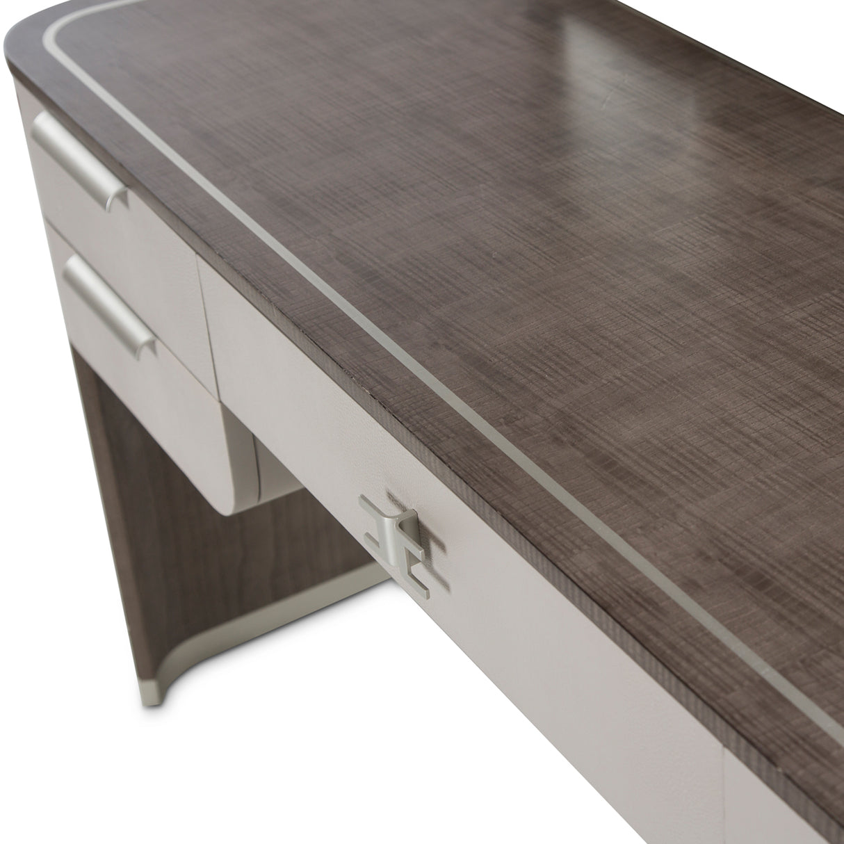 Roxbury Park Slate Vanity Desk from Michael Amini - Luna Furniture