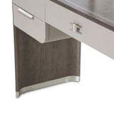Roxbury Park Slate Vanity Desk from Michael Amini - Luna Furniture