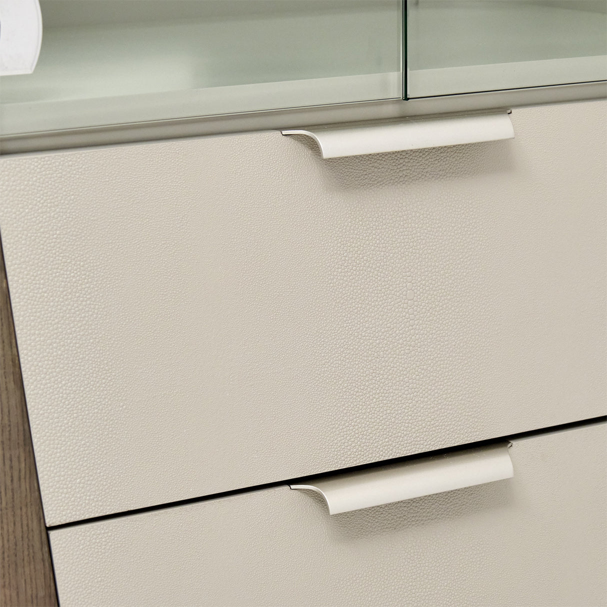 Roxbury Park Slate Display Cabinet from Michael Amini - Luna Furniture