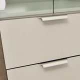 Roxbury Park Slate Display Cabinet from Michael Amini - Luna Furniture
