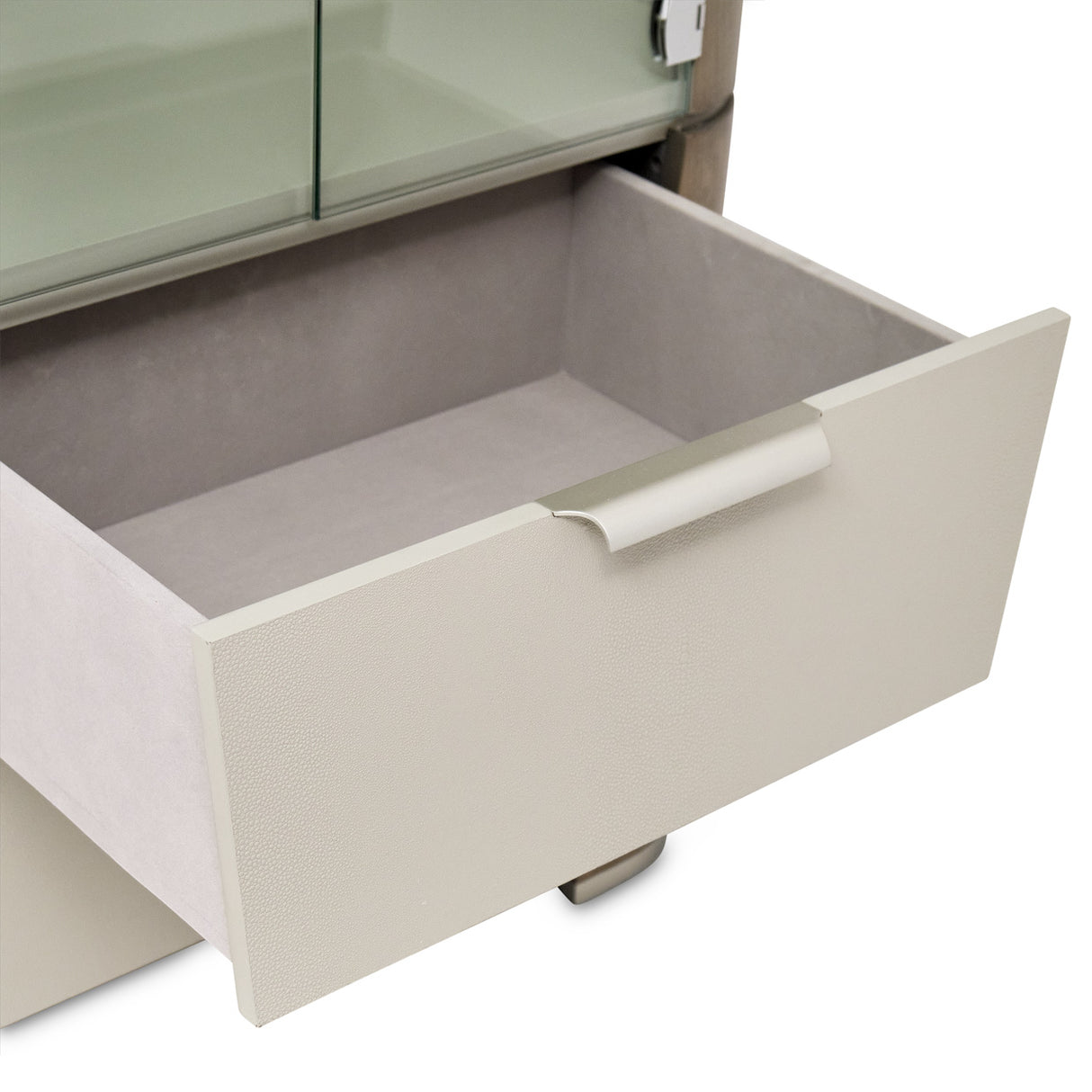 Roxbury Park Slate Display Cabinet from Michael Amini - Luna Furniture