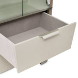 Roxbury Park Slate Display Cabinet from Michael Amini - Luna Furniture