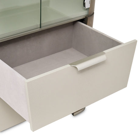 Roxbury Park Slate Display Cabinet from Michael Amini - Luna Furniture